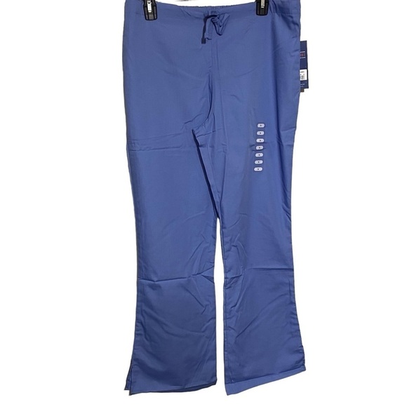 Bundle Cherokee ladies scrub pants 3 ceil blue size small NWT, drawstring - Picture 1 of 12